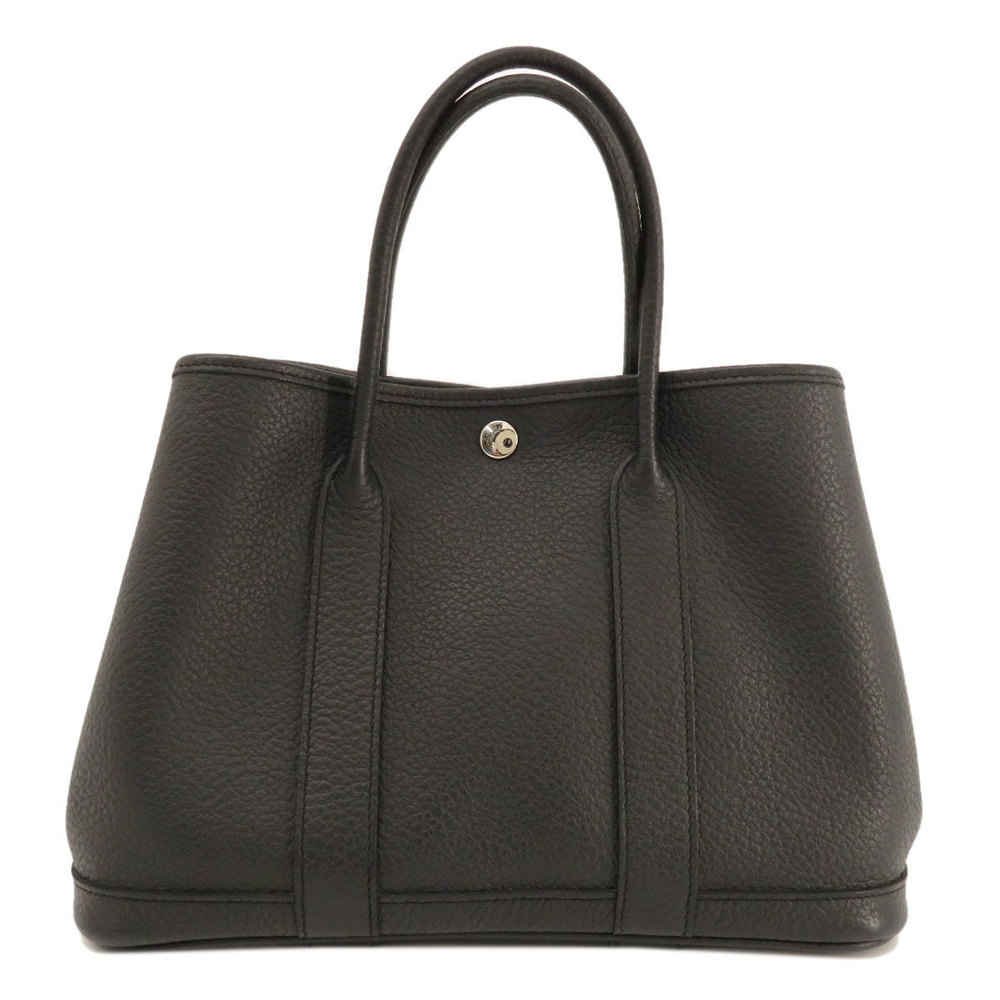 Hermes Garden Party TPM Black Silver Hardware Handbag Negonda